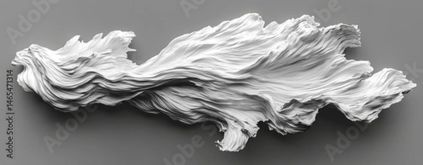 Fototapeta On a smooth, glossy surface lies a modern, elegantly designed envelope, signifying the fusion of communication and design