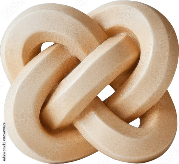 Obraz Abstract Knotted Design Sculpture