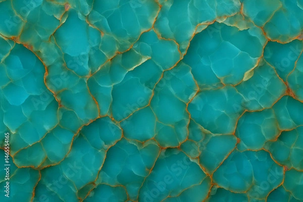 Fototapeta Beautifully detailed turquoise onyx marble – a versatile choice for a wide range of design applications 2