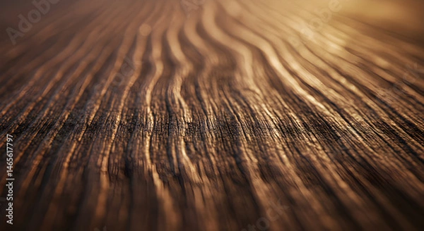Fototapeta Abstract Textured Wooden Surface With Brown And Golden Tones In High Detail