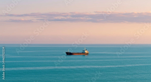 Obraz Distant ship on the open water