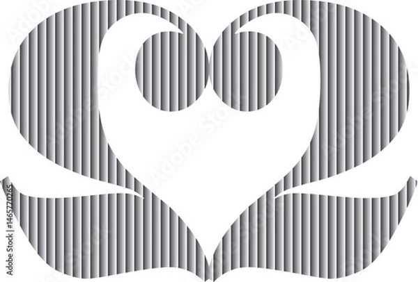 Obraz heart with wings