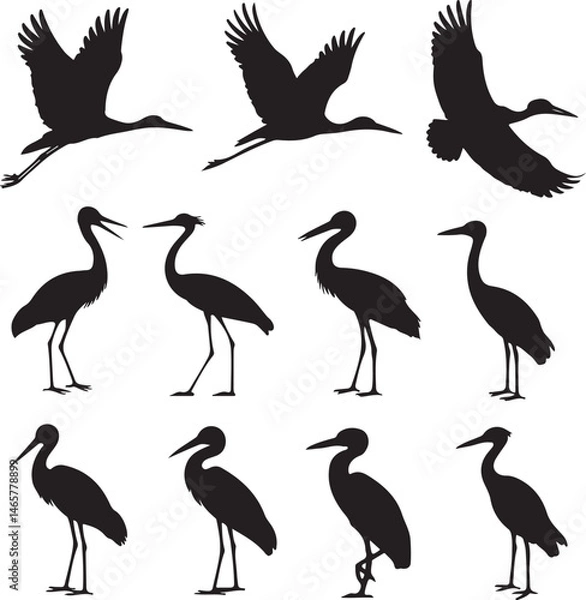 Obraz “Heron Bird Vector Bundle | Elegant Waterbird SVGs & Clipart for Nature Art & Crafts”

“Great Blue Heron SVG Pack | Wildlife Silhouettes & Illustrations for Prints, Tattoos & Decor”