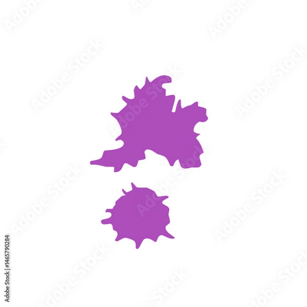 Fototapeta splash of wine stains