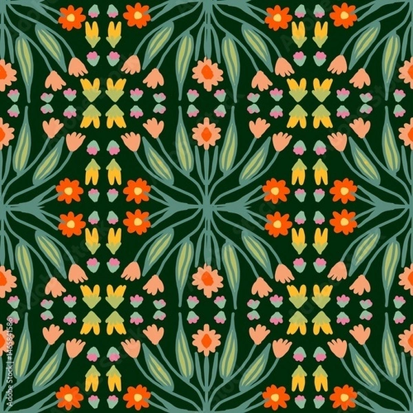 Obraz 
Pattern seamless flower
