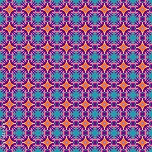 Obraz seamless pattern with geometric shapes