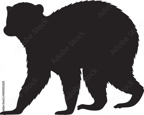 Obraz Indri Silhouette