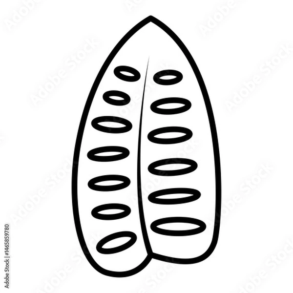 Obraz monstera leaf vector icon