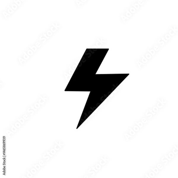Fototapeta Thunder icon