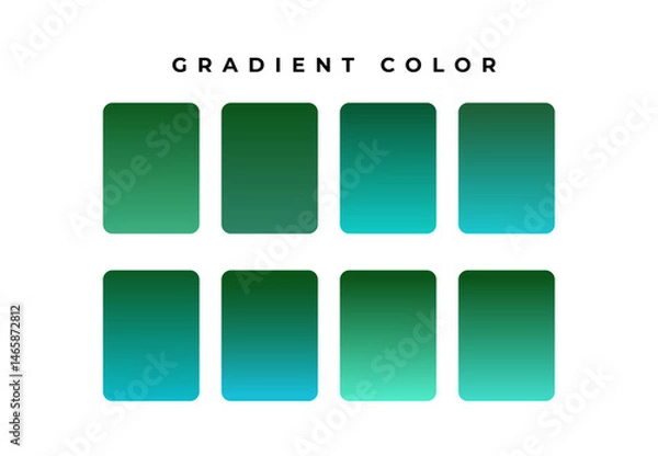 Fototapeta Gradient set vector