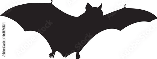 Fototapeta Megabat Vector Silhouette