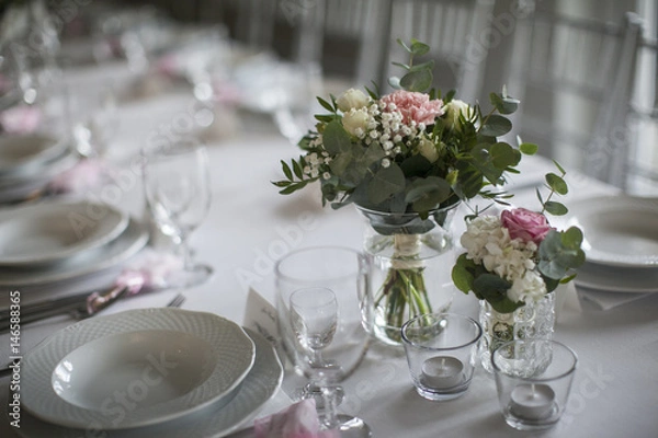 Obraz weselne dekoracje