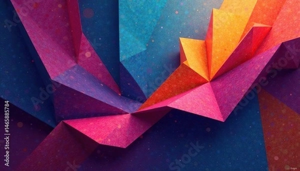 Obraz Abstract geometric shapes forming a complex design , repeat, geometry, complex pattern