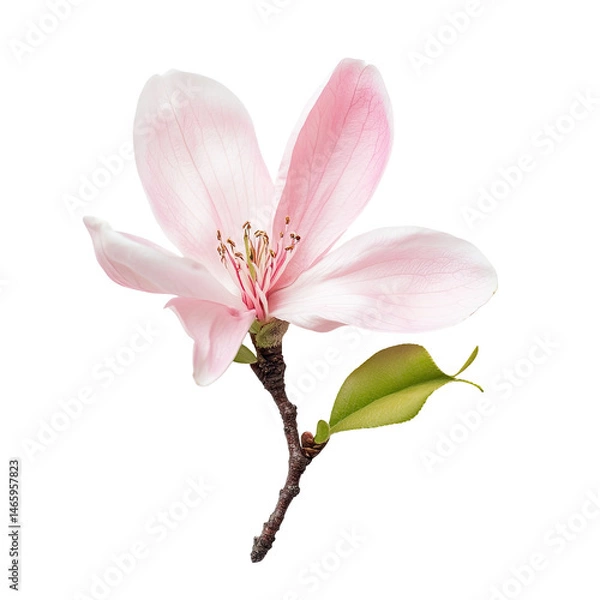 Fototapeta Delicate pink magnolia flower