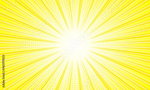 Obraz starburst yellow abstract background element of design illustration. sunburst - sunray vector

