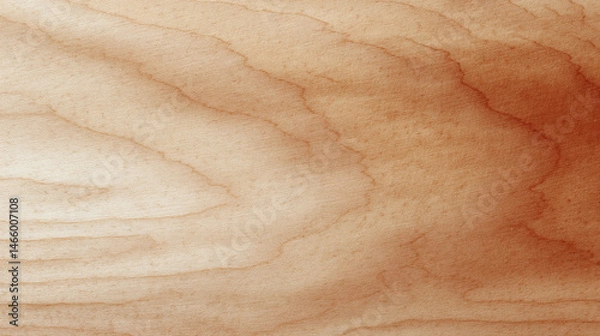 Fototapeta Rich birch wood texture background with serene pattern, light brown color, smooth surface, natural grain, ideal for design, flooring, or furniture projects