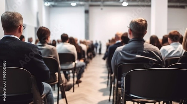 Obraz Audience  Listening to Speaker in Conference Hall