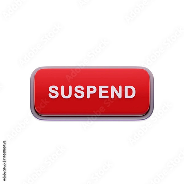 Obraz Suspend Label Red CTA Button