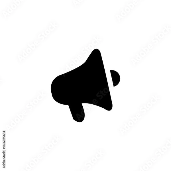 Fototapeta Megaphone Icon for Announcement and Promotion