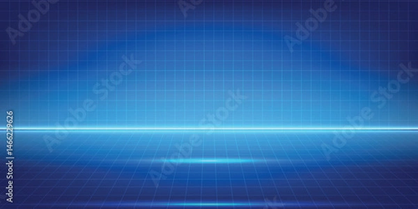 Fototapeta Blue Grid Technology Background,Hi Tech,backdrop,banner