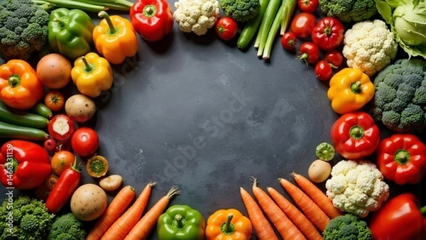 Obraz fresh vegetables on the table