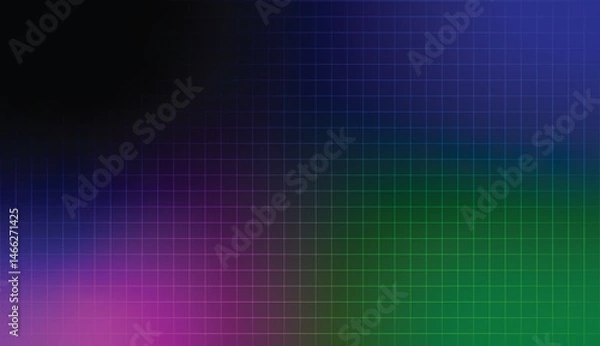 Fototapeta Illustration of colorful gradient abstract background with geometric lines shape element design.