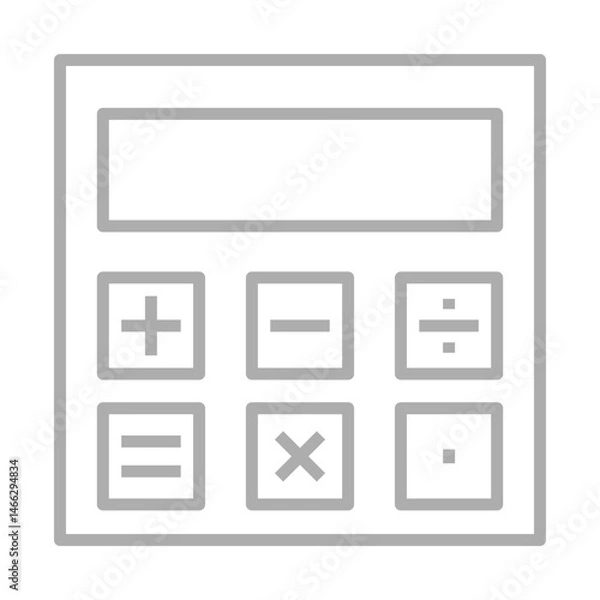 Fototapeta calculator icon design