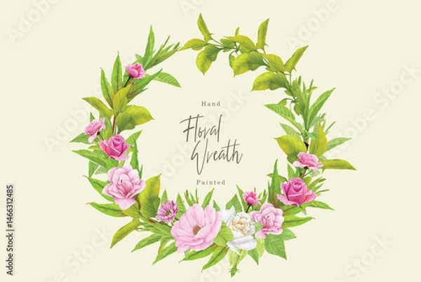 Obraz watercolor CHRYSANTHEMUM card set