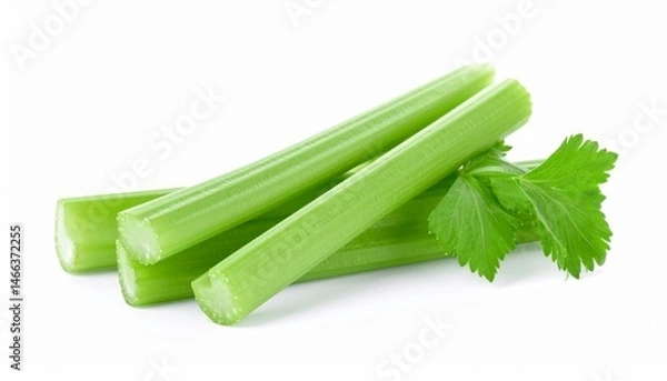 Fototapeta celery on white background