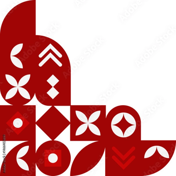 Obraz Indonesian Mosaic Corner