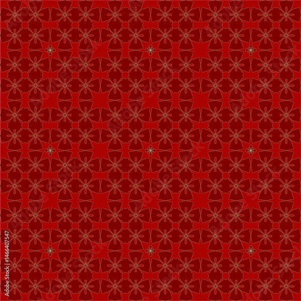 Fototapeta Abstract pattern in red