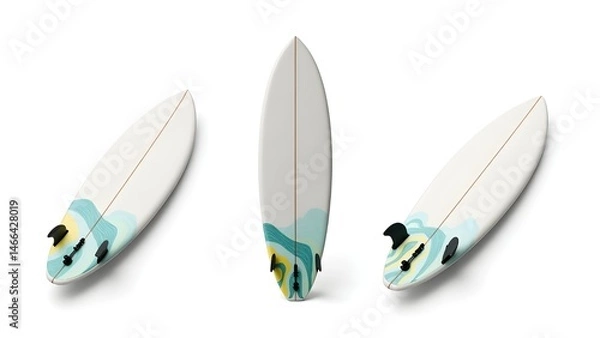 Fototapeta surfboard mockup