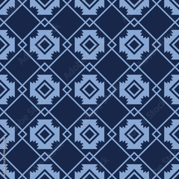 Obraz Seamless oriental geometric ethnic pattern for printing