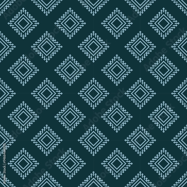 Obraz Seamless oriental geometric ethnic pattern for printing