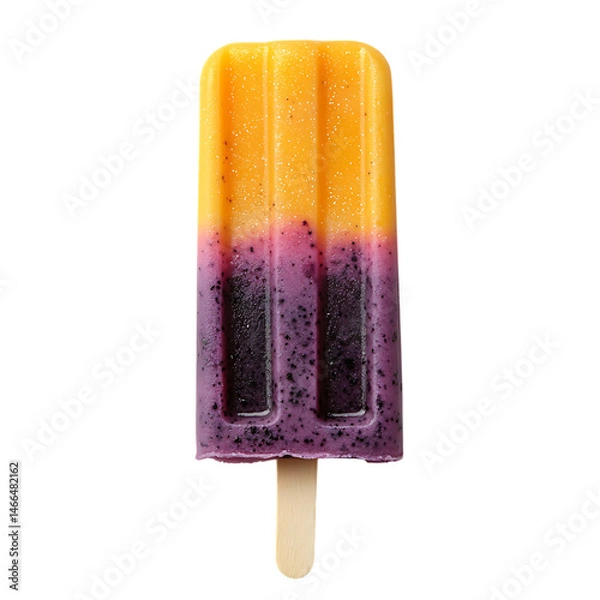 Obraz Artisan Tropical Sparkle Popsicle Isolated on Transparent Background