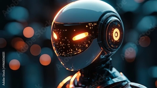 Fototapeta An AI chatbot concept