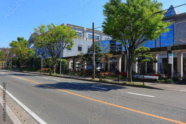 Fototapeta 大野城まどかぴあ図書館