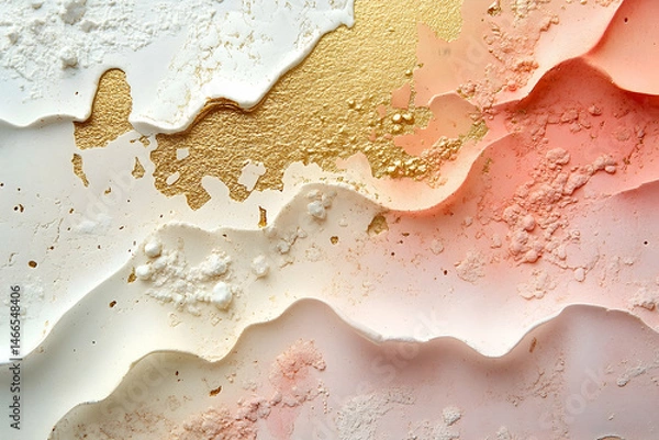 Obraz Abstract artwork featuring layers of textured colors.