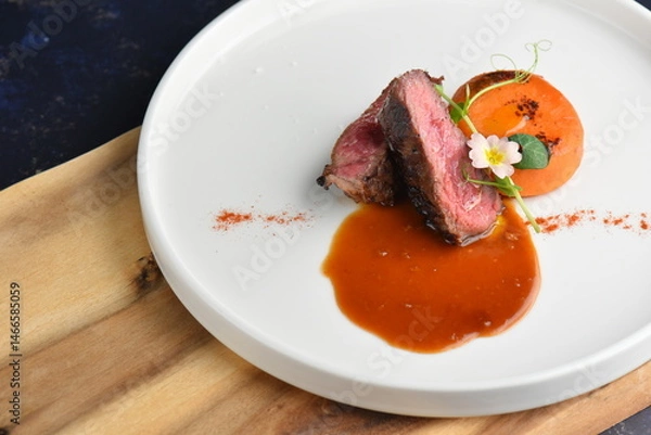 Obraz Asian fine dine beef fillets