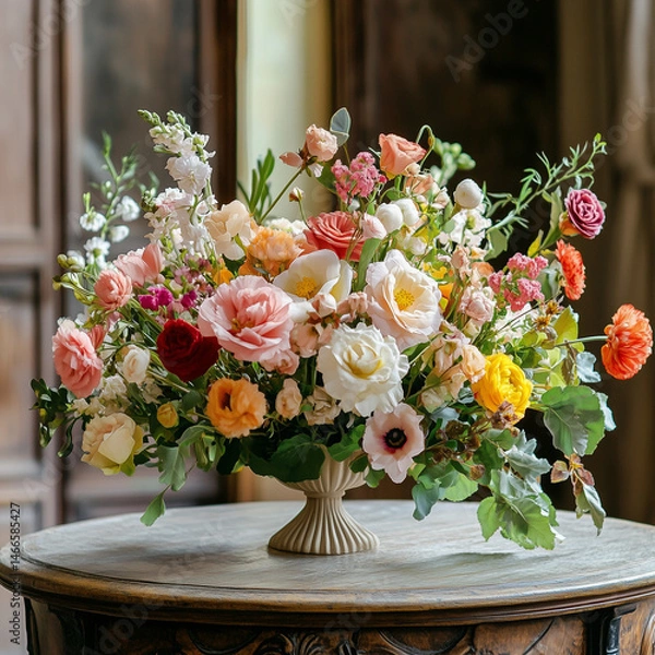 Fototapeta flowers of various colors beautiful picture for spring