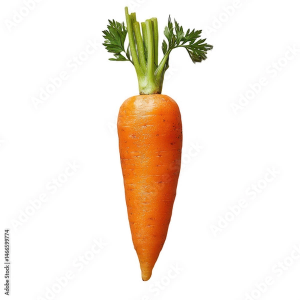 Obraz Fresh organic carrot vegetable isolated on black background close up view on transparent background