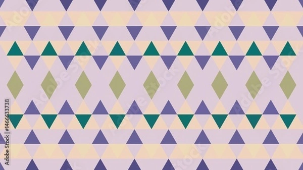 Fototapeta triangular motif. triangle pattern. tribal motif. triangle background. HD