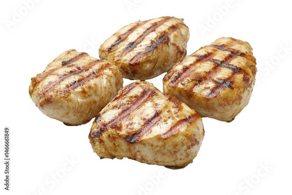 Obraz Grilled chicken breasts glistening and ready to eat