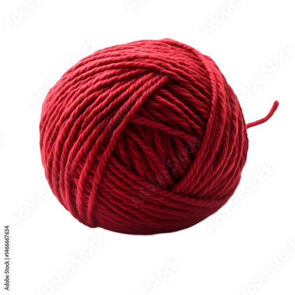 Fototapeta red ball of wool