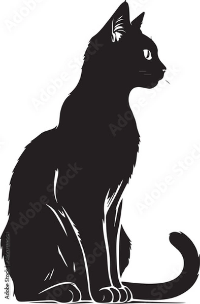 Fototapeta Cute Cat SVG | Kitty Silhouette Cut File | Pet Lover Design for Cricut & Silhouette

Funny Cat SVG | Cat Lover Clipart | Meow Quote Design for Shirts & Mugs

Black Cat SVG | Halloween Cat Silhouette |
