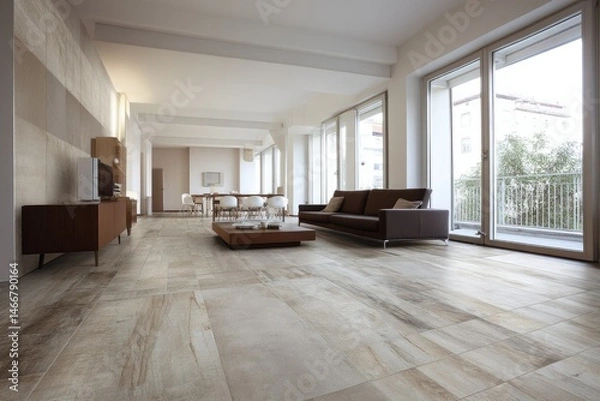 Fototapeta Large format porcelain tile floor --ar 3:2 --v 7 Job ID: 18d1c653-ad25-480e-92d6-5959e48f2e47