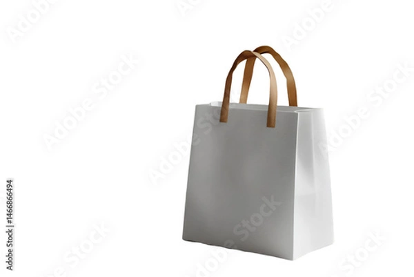 Obraz Shopping Bag Mockup on White Background