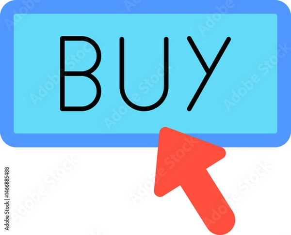 Fototapeta click here button