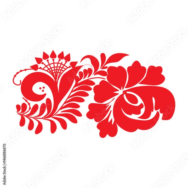 Obraz flower, floral, vector, pattern, design, illustration, 