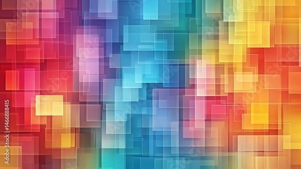 Obraz complex pixel grid minimal background